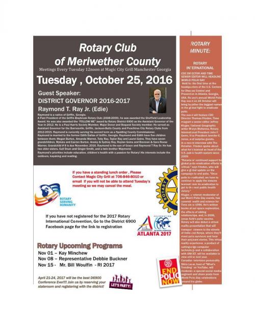 Rotary Matter Club Bulletin Oct 25 2016.jpg