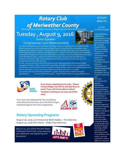 Rotary Matter Club Bulletin Aug 9 2016.jpg