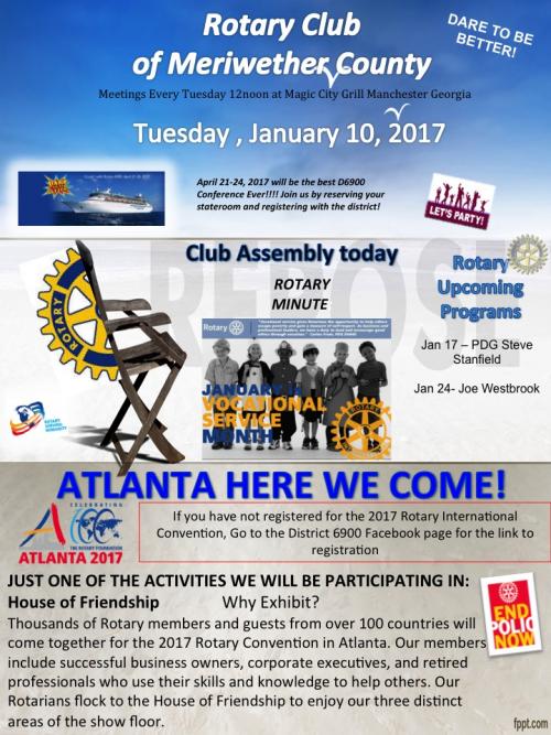 Meriwether County Rotary Club Bulletin for January 10 2017.jpg